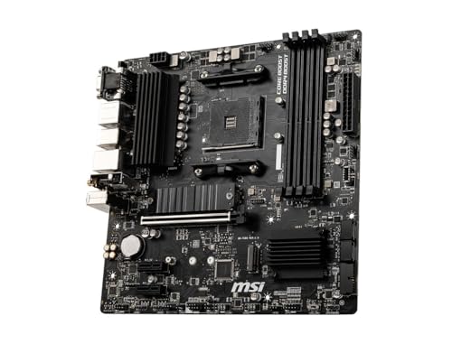 MSI B550M PRO VDH WiFi ProSeries Motherboard AMD Ryzen 5000 AM4 DDR4 PCIe 4 0 SATA 6Gb/s M 2 USB 3 2 Gen 1 Wi Fi Bluetooth D SUB/HDMI/DP Micro ATX