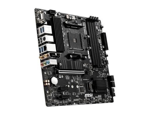 MSI B550M PRO VDH WiFi ProSeries Motherboard AMD Ryzen 5000 AM4 DDR4 PCIe 4 0 SATA 6Gb/s M 2 USB 3 2 Gen 1 Wi Fi Bluetooth D SUB/HDMI/DP Micro ATX