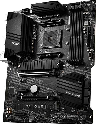 MSI B550 A PRO ProSeries Motherboard  AMD Ryzen 5000  AM4  DDR4  PCIe 4 0  SATA 6Gb/s  M 2  USB 3 2 Gen 2  HDMI/DP  ATX 