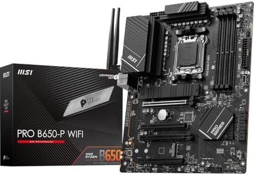 MSI B650 Gaming Plus WiFi Gaming Motherboard  AMD Ryzen 9000/8000/7000 Series Processors  AM5  DDR5  PCIe 4 0  M 2  SATA 6Gb/s  USB 3 2 Gen 2  HDMI/DP  Wi Fi 6E  Bluetooth 5 3  2 5Gbps LAN  ATX 