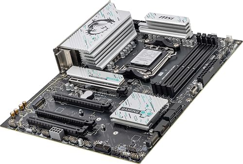 MSI B850 GAMING PLUS WIFI Motherboard ATX Supports AMD Ryzen 9000 7000 Processors AM5 DDR5 Memory 8200  MT/s  OC  PCIe 5 0x16 & 4 0x16 M 2 Gen5 Wi Fi 7 5G LAN HIGH SPEED DDR5 RAM 32GB  2x 16GB  Bundle