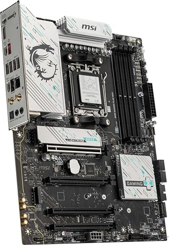 MSI B850 GAMING PLUS WIFI Motherboard ATX Supports AMD Ryzen 9000 7000 Processors AM5 DDR5 Memory 8200  MT/s  OC  PCIe 5 0x16 & 4 0x16 M 2 Gen5 Wi Fi 7 5G LAN HIGH SPEED DDR5 RAM 32GB  2x 16GB  Bundle