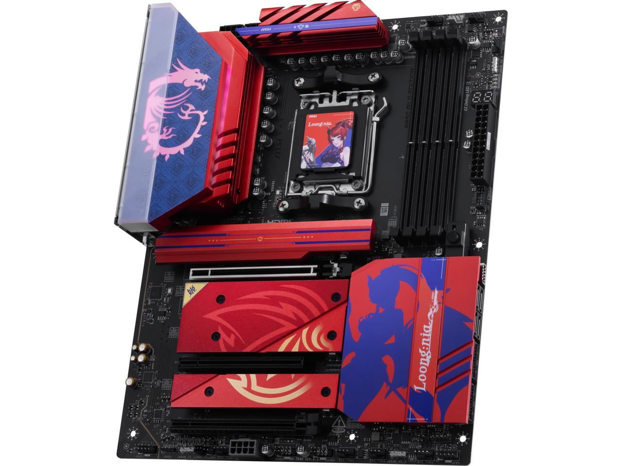 MSI B850 MLG EDITION AM5 AMD B850 ATX B850 SATA 6Gb/s 5G Network Wi Fi7 DDR5 Motherboard