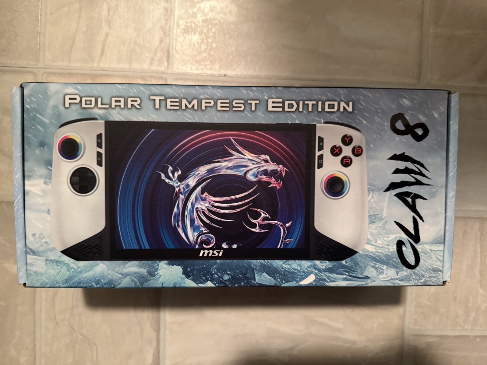 MSI CLAW 8 AI  A2VM POLAR TEMPEST EDITION 084US Gaming Handheld U7 32GB 1TB