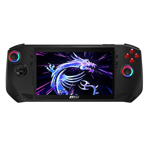 MSI Claw PC Gaming Handheld  Intel Ultra 7 258V  7 FHD 120Hz Display  32GB LPDDR5  512GB NVMe SSD  MicroSD Card Reader  Thunderbolt 4  Win 11 Home  Black 7 AI  A2VM 001US