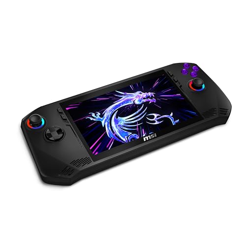 MSI Claw PC Gaming Handheld  Intel Ultra 7 258V  7 FHD 120Hz Display  32GB LPDDR5  512GB NVMe SSD  MicroSD Card Reader  Thunderbolt 4  Win 11 Home  Black 7 AI  A2VM 001US