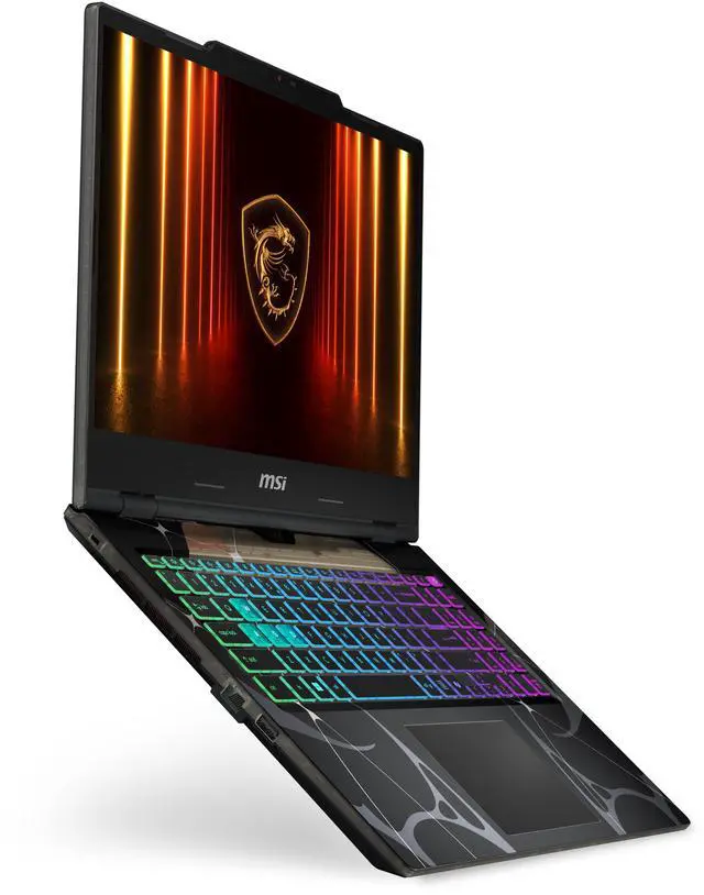 MSI Cyborg15 15 6" GeForce RTX 5060 Laptop GPU Intel Core 7 240H 1 80 5 20 GHz 16GB Memory 512 GB NVMe SSD Windows 11 Home Gaming Laptops 144 Hz IPS Cyborg 15 B2RWFKG 259US