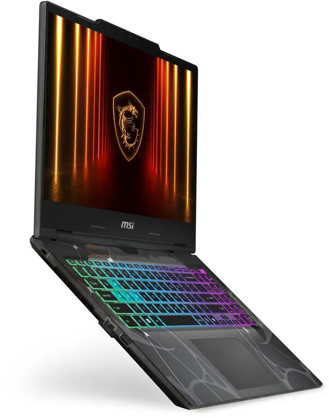 MSI Cyborg15 15 6" GeForce RTX 5060 Laptop GPU Intel Core 7 240H 1 80 5 20 GHz 16GB Memory 512 GB NVMe SSD Windows 11 Home Gaming Laptops 144 Hz IPS Cyborg 15 B2RWFKG 259US