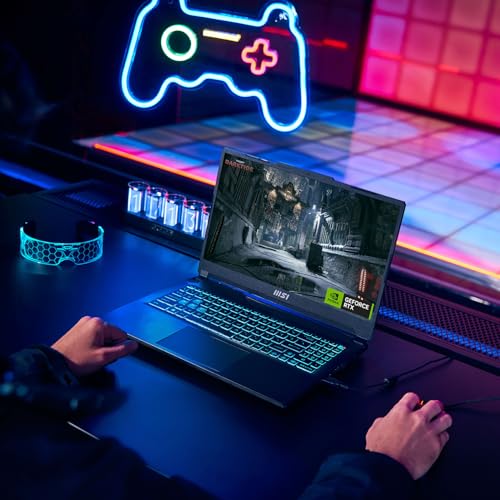 MSI Cyborg 15 i7 RTX 4060 Pro Gaming Laptop  15 6 FHD 144Hz  Intel i7 12650H  Beats AMD Ryzen 7 7435HS   NVIDIA RTX 4060  32GB DDR5 RAM  1TB SSD  Wi Fi 6  Win 11 P  Bundle with PCO Laptop Cooler