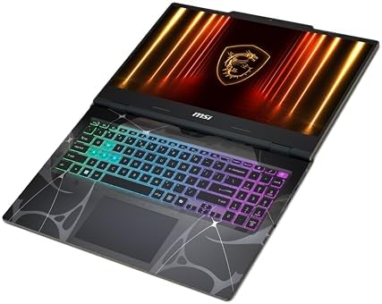 MSI Cyborg A15 AI 15 6 FHD 144Hz Gaming Laptop  AMD Ryzen 7 260  NVIDIA Geforce RTX 5050  16GB DDR5  1TB NVMe SSD  Type C  Wi Fi 6E  Win 11 Home  Translucent Black B2HWEKG 074US