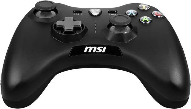 MSI Force GC30V2 Wireless Gaming Controller  Dual Vibration Motors  Dual Connection Modes  Interchangeable D Pads  Compatible with PC & Android