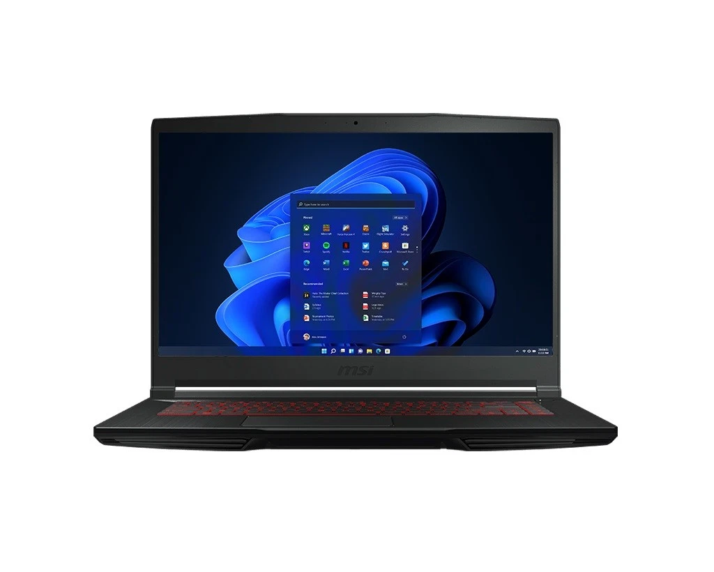 Portátil para juegos MSI GF63 Thin 11UC-1276US de 15,6" con procesador i5-11400H 3050, 16 GB, 512 GB, Windows 11