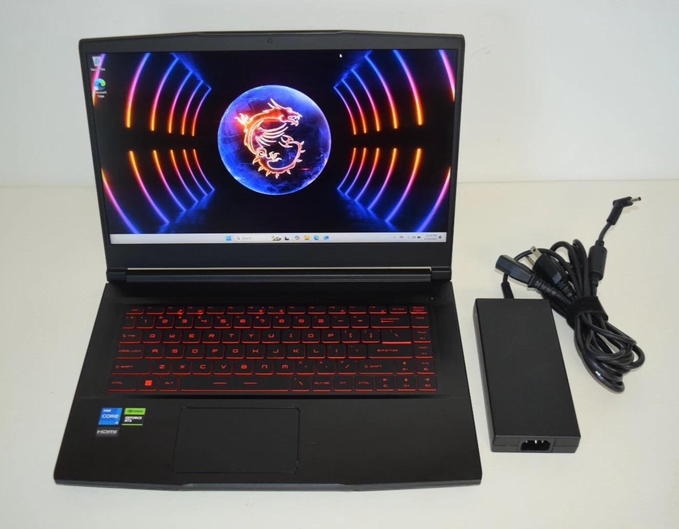 MSI GF63 Thin 12VE 437US 15 6" i5 12450H 2 0GHz 16GB RAM 512GB SSD RTX 4050