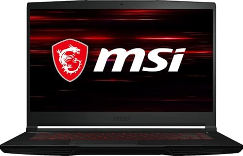 MSI GF63 Thin Gaming Laptop  15 6 FHD 144Hz  Intel i5 11400H  RTX 3050  16GB RAM  512GB NVMe SSD  Windows 11  Aluminum Black