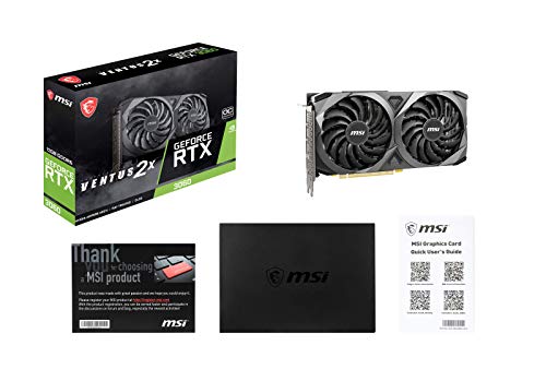 MSI Gaming GeForce RTX 3060 12GB 15 Gbps GDRR6 192 Bit HDMI/DP PCIe 4 Torx Twin Fan Ampere OC Graphics Card