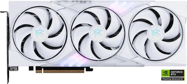 MSI Gaming GeForce RTX 5060 Ti 8GB GDDR7 PCI Express 5 0 x 16  use x8  Graphics Card RTX 5060 Ti 8G GAMING TRIO OC WHITE