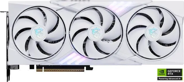 MSI Gaming GeForce RTX 5060 8GB GDDR7 PCI Express 5 0 x 16  use x8  Graphics Card RTX 5060 8G GAMING TRIO OC WHITE