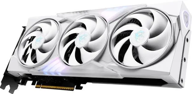MSI Gaming GeForce RTX 5060 8GB GDDR7 PCI Express 5 0 x 16  use x8  Graphics Card RTX 5060 8G GAMING TRIO OC WHITE