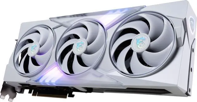 MSI Gaming GeForce RTX 5080 16GB GDDR7 PCI Express 5 0 Graphics Card RTX 5080 16G GAMING TRIO OC WHITE