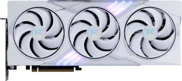 MSI Gaming GeForce RTX 5080 16GB GDDR7 PCI Express 5 0 Graphics Card RTX 5080 16G GAMING TRIO OC WHITE