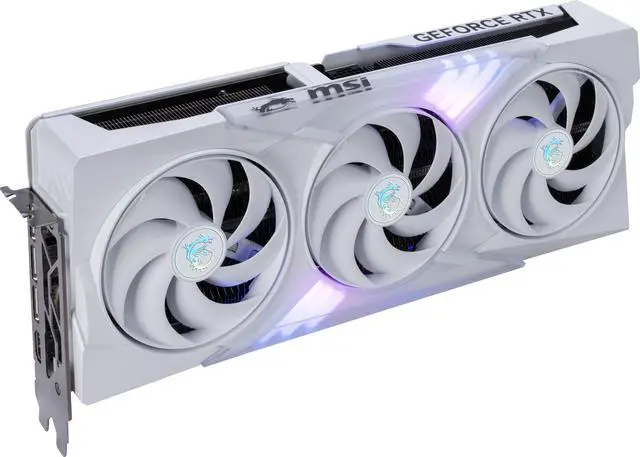 MSI Gaming GeForce RTX 5080 16GB GDDR7 PCI Express 5 0 Graphics Card RTX 5080 16G GAMING TRIO OC WHITE