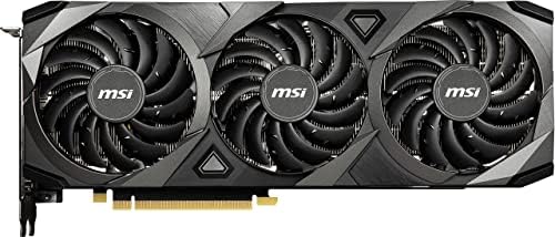 MSI Gaming GeForce RTX 3080 LHR 10GB GDRR6X 320 Bit HDMI/DP Nvlink Torx Fan 3 Ampere Architecture OC Graphics Card  RTX 3080 Ventus 3X 10G OC LHR   Renewed 