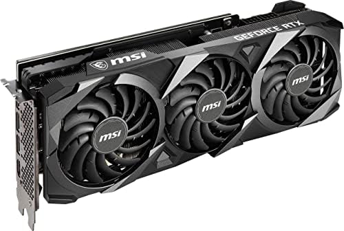 MSI Gaming GeForce RTX 3080 LHR 10GB GDRR6X 320 Bit HDMI/DP Nvlink Torx Fan 3 Ampere Architecture OC Graphics Card  RTX 3080 Ventus 3X 10G OC LHR   Renewed 
