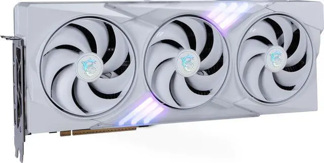 MSI Gaming GeForce RTX 5080 16GB GDDR7 PCI Express 5 0 Graphics Card RTX 5080 16G GAMING TRIO OC WHITE
