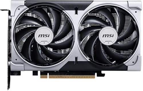 MSI Gaming RTX 5060 8G Ventus 2X OC Graphics Card  8GB GDDR7 128 bit  Extreme Performance  2535 MHz  DisplayPort x3 2 1a  HDMI 2 1b  NVIDIA Blackwell Architecture