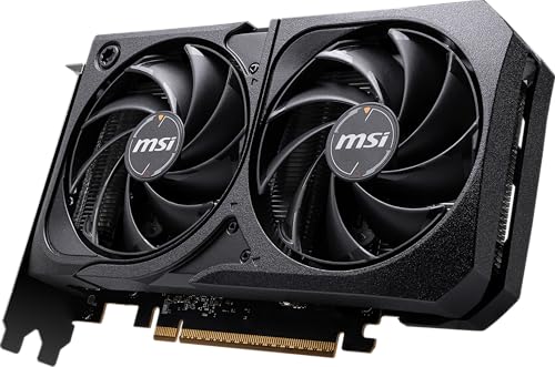 MSI Gaming RTX 5060 8G Shadow 2X OC Graphics Card  8GB GDDR7 128 bit  Extreme Performance  2535 MHz  DisplayPort x3 2 1a  HDMI 2 1b  NVIDIA Blackwell Architecture