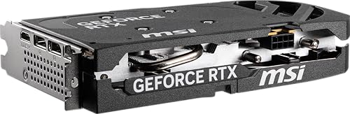 MSI Gaming RTX 5060 8G Shadow 2X OC Graphics Card  8GB GDDR7 128 bit  Extreme Performance  2535 MHz  DisplayPort x3 2 1a  HDMI 2 1b  NVIDIA Blackwell Architecture