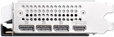 MSI Gaming RTX 5060 8G Ventus 3X OC Graphics Card  8GB GDDR7 128 bit  Extreme Performance  2550 MHz  DisplayPort x3 2 1a  HDMI 2 1b  NVIDIA Blackwell Architecture 