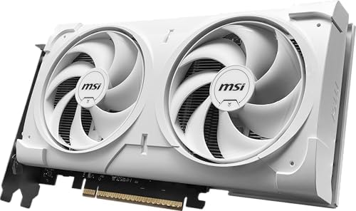MSI Gaming RTX 5060 Ti 16G Ventus 2X OC White Graphics Card  16GB GDDR7  128 bit  Extreme Performance  TBA MHz  DisplayPort x 3 2 1a  HDMI 2 1b  NVIDIA Blackwell Architecture 