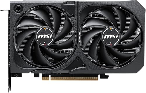 MSI Gaming RTX 5060 8G Shadow 2X OC Graphics Card  8GB GDDR7 128 bit  Extreme Performance  2535 MHz  DisplayPort x3 2 1a  HDMI 2 1b  NVIDIA Blackwell Architecture 