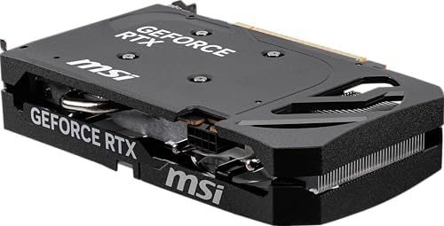 MSI Gaming RTX 5060 8G Shadow 2X OC Graphics Card  8GB GDDR7 128 bit  Extreme Performance  2535 MHz  DisplayPort x3 2 1a  HDMI 2 1b  NVIDIA Blackwell Architecture 
