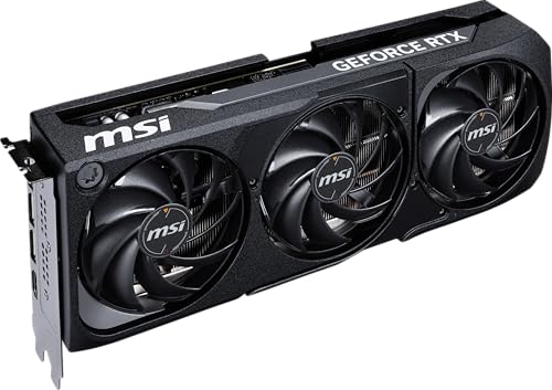 MSI Gaming RTX 5070 TI 16G Shadow 3X OC Graphics Card  16GB GDDR7  256 bit  Extreme Performance  2497 MHz  DisplayPort x3 2 1a  HDMI 2 1b  NVIDIA Blackwell Architecture