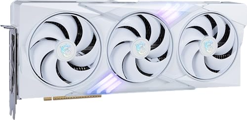 MSI Gaming RTX 5070 TI 16G Gaming Trio OC White Graphics Card  16GB GDDR7  256 bit  Extreme Performance  2580 MHz  DisplayPort x 3 2 1a  HDMI 2 1b  NVIDIA Blackwell Architecture