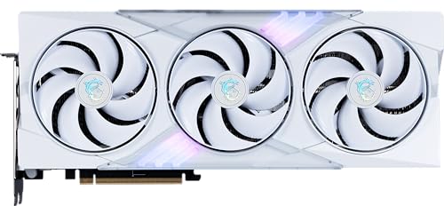 MSI Gaming RTX 5070 TI 16G Gaming Trio OC White Graphics Card  16GB GDDR7  256 bit  Extreme Performance  2580 MHz  DisplayPort x 3 2 1a  HDMI 2 1b  NVIDIA Blackwell Architecture