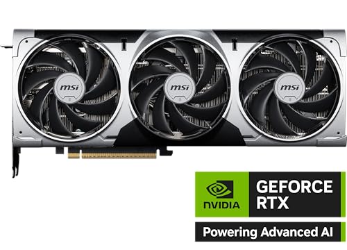 MSI Gaming RTX 5070 12G Ventus 3X OC Graphics Card  12GB GDDR7  192 bit  Extreme Performance  2557 MHz  DisplayPort x3 2 1a  HDMI 2 1b  NVIDIA Blackwell Architecture