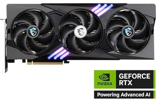 MSI Gaming RTX 5070 Ti 16G Gaming Trio OC Graphics Card  16GB GDDR7  256 bit  Extreme Performance  2580  DisplayPort x 3 2 1a  HDMI 2 1b  NVIDIA Blackwell Architecture 
