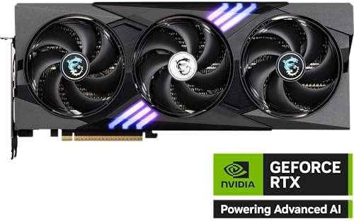 MSI Gaming RTX 5070 Ti 16G Gaming Trio OC Graphics Card  16GB GDDR7  256 bit  Extreme Performance  2580  DisplayPort x 3 2 1a  HDMI 2 1b  NVIDIA Blackwell Architecture