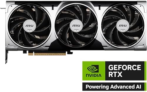 MSI Gaming RTX 5070 Ti 16G Ventus 3X OC Graphics Card  16GB GDDR7  256 bit  Extreme Performance  2497 MHz  DisplayPort x 3 2 1a  HDMI 2 1b  NVIDIA Blackwell Architecture 