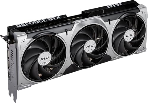 MSI Gaming RTX 5070 Ti 16G Ventus 3X OC Graphics Card  16GB GDDR7  256 bit  Extreme Performance  2497 MHz  DisplayPort x 3 2 1a  HDMI 2 1b  NVIDIA Blackwell Architecture 