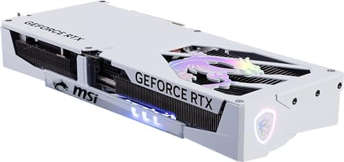 MSI Gaming RTX 5070 TI 16G Gaming Trio OC White Graphics Card  16GB GDDR7  256 bit  Extreme Performance  2580 MHz  DisplayPort x 3 2 1a  HDMI 2 1b  NVIDIA Blackwell Architecture