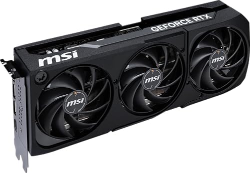 MSI Gaming RTX 5080 16G Shadow 3X OC Graphics Card  16GB GDDR7  256 bit  Extreme Clock TBD MHz  DisplayPort x 3 2 1a  HDMI 2 1b  NVIDIA Blackwell Architecture 