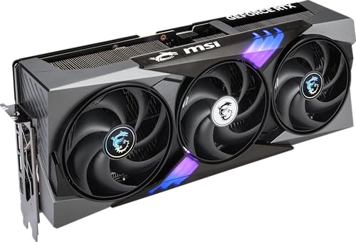 MSI Gaming RTX 5090 32G Gaming Trio OC Graphics Card  32GB GDDR7  512 bit  Extreme Performance  2497 MHz  DisplayPort x3 2 1a  HDMI 2 1b  NVIDIA Blackwell Architecture 