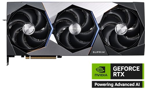 MSI Gaming RTX 5090 32G SUPRIM SOC Graphics Card  32GB GDDR7  512 bit  Extreme Performance  2580 MHz  DisplayPort x3 2 1a  HDMI 2 1b  NVIDIA Blackwell Architecture 