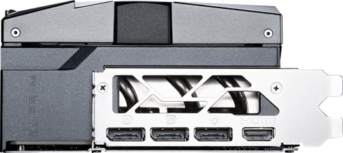 MSI Gaming RTX 5090 32G SUPRIM SOC Graphics Card  32GB GDDR7  512 bit  Extreme Performance  2580 MHz  DisplayPort x3 2 1a  HDMI 2 1b  NVIDIA Blackwell Architecture 