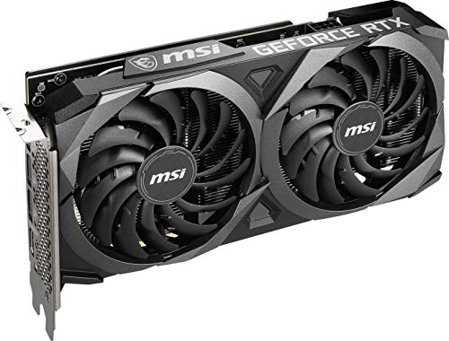 MSI GeForce RTX 3060 Ventus 2X 12G OC  Gaming Graphics Card   NVIDIA RTX 3060  12GB GDDR6 Memory  192 bit  15 Gbps