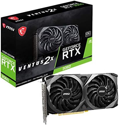 MSI GeForce RTX 3060 Ventus 2X 12G Gaming Graphics Card   RTX 3060